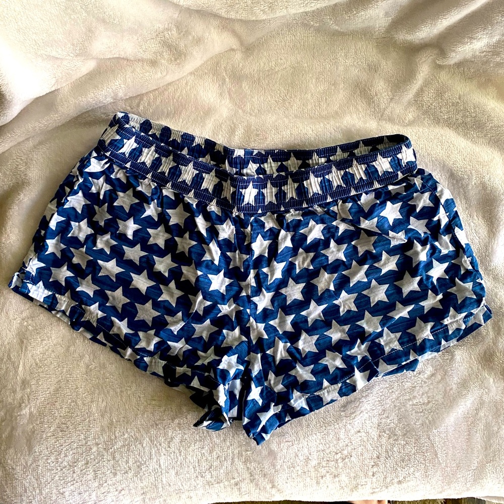 Victoria’s Secret Blue Stars Sleep Lounge Shorts S